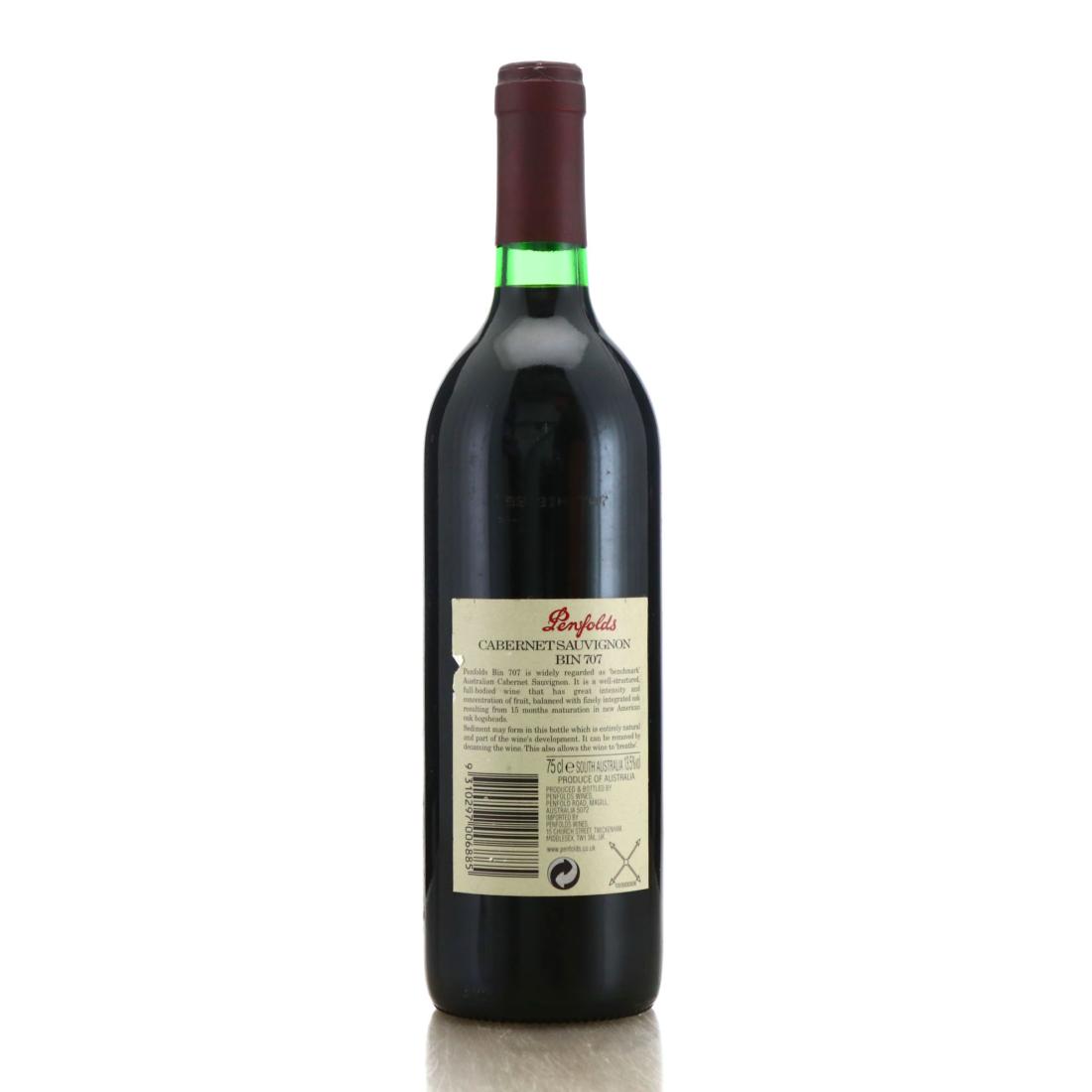 Image for Penfolds Bin 707 Cabernet Sauvignon 1998