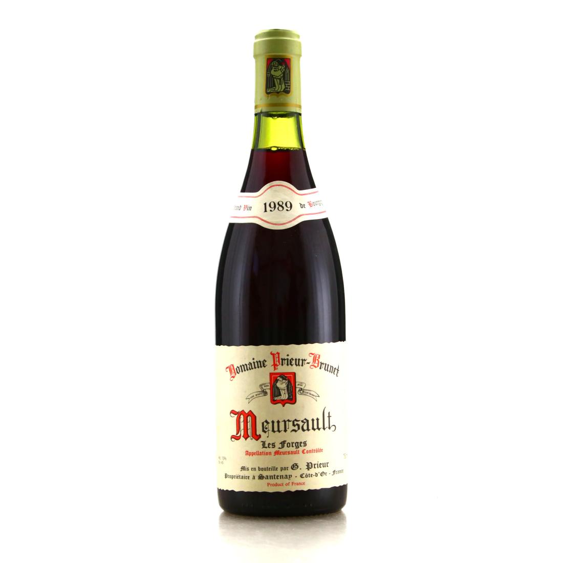 Image for Dom. Prieur Brunet Les Forges 1989 Meursault Rouge