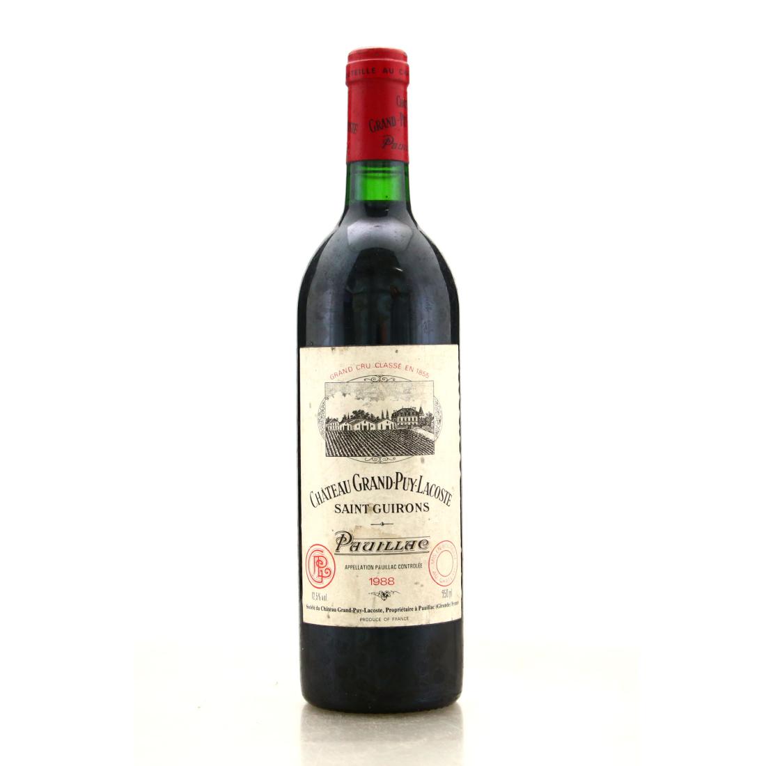 Image for Ch. Grand-Puy-Lacoste 1988 Pauillac 5eme-Cru