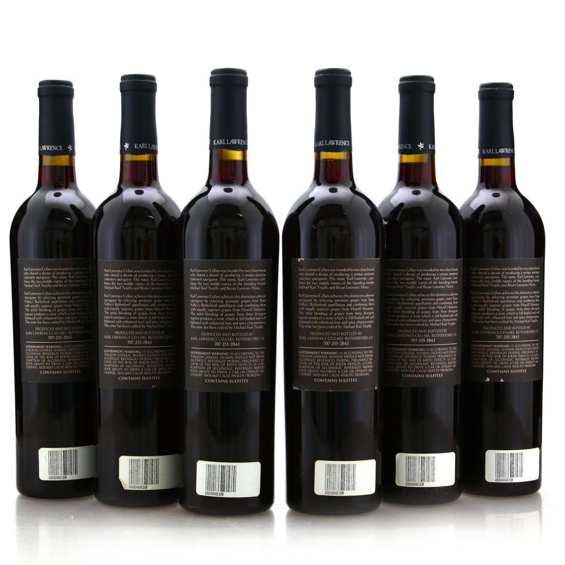 Image for Karl Lawrence Cabernet Sauvignon 1995 Napa Valley