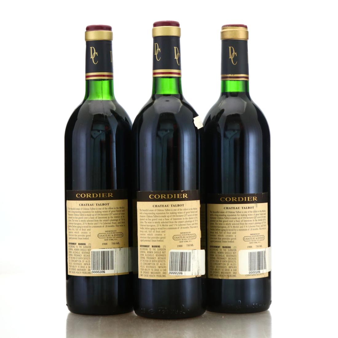 Image for Chateau Talbot 1988 Saint-Julien 4eme-Cru