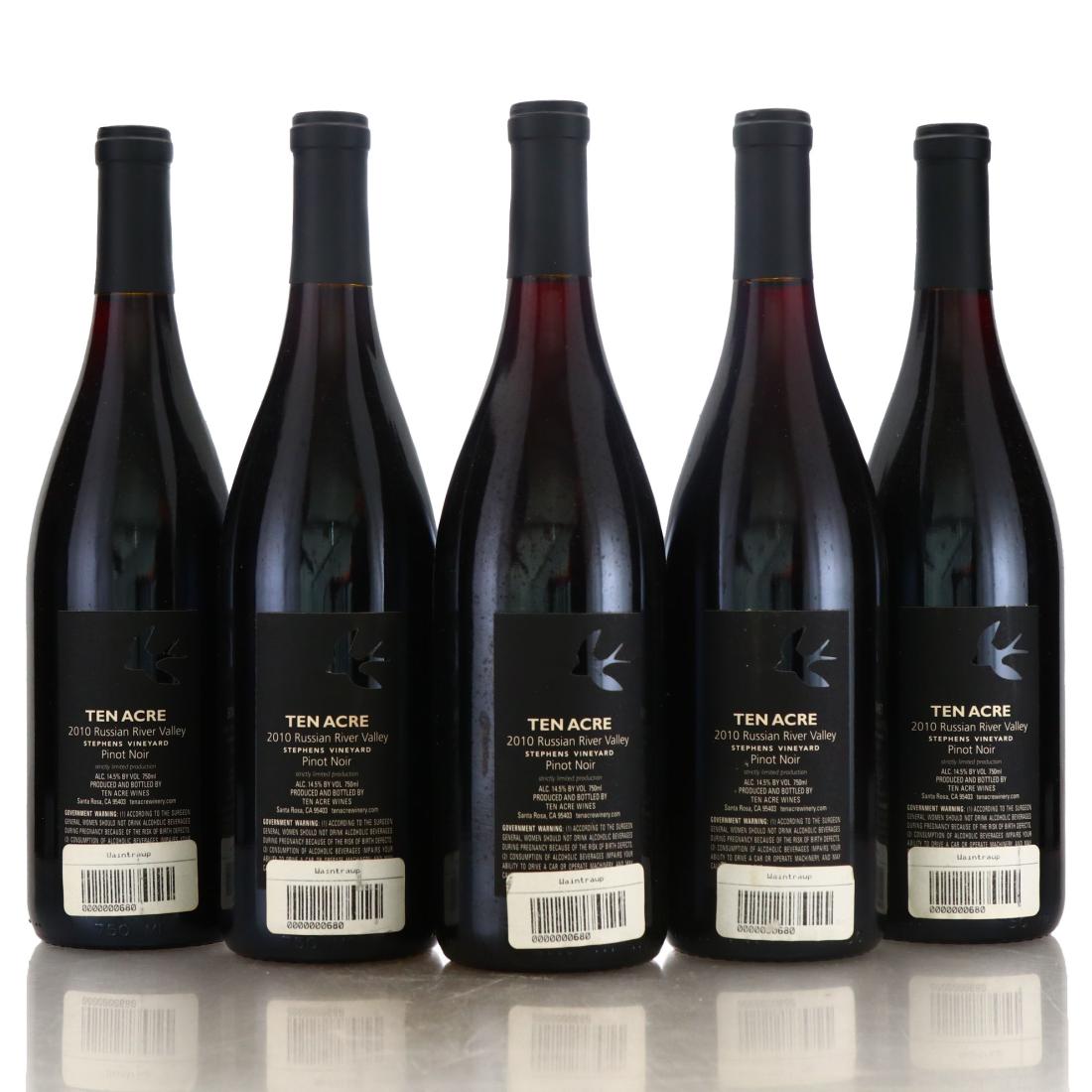 Image for Ten Acre Stephens Vineyards Pinot Noir 2010 Russian River Valley