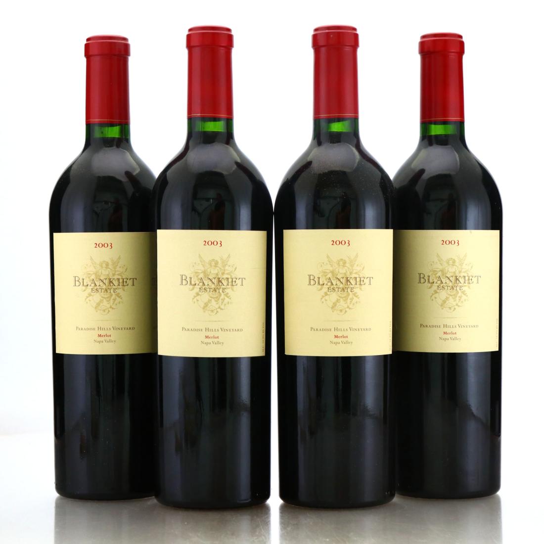 Image for Blankiet Estate Paradise Hills Vineyard Merlot 2003 Napa Valley
