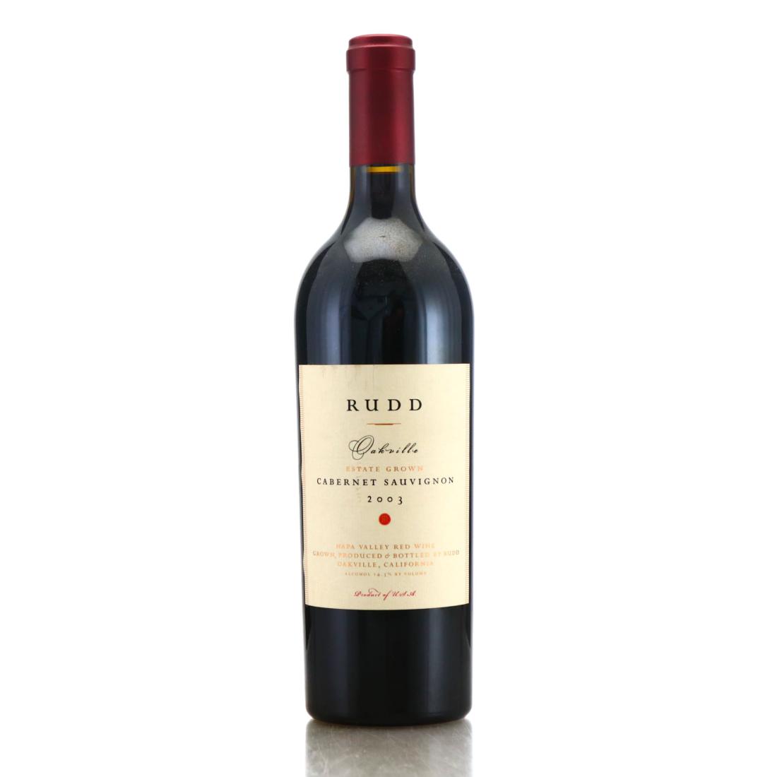 Image for Rudd Estate Grown Cabernet Sauvignon 2003 Napa Valley