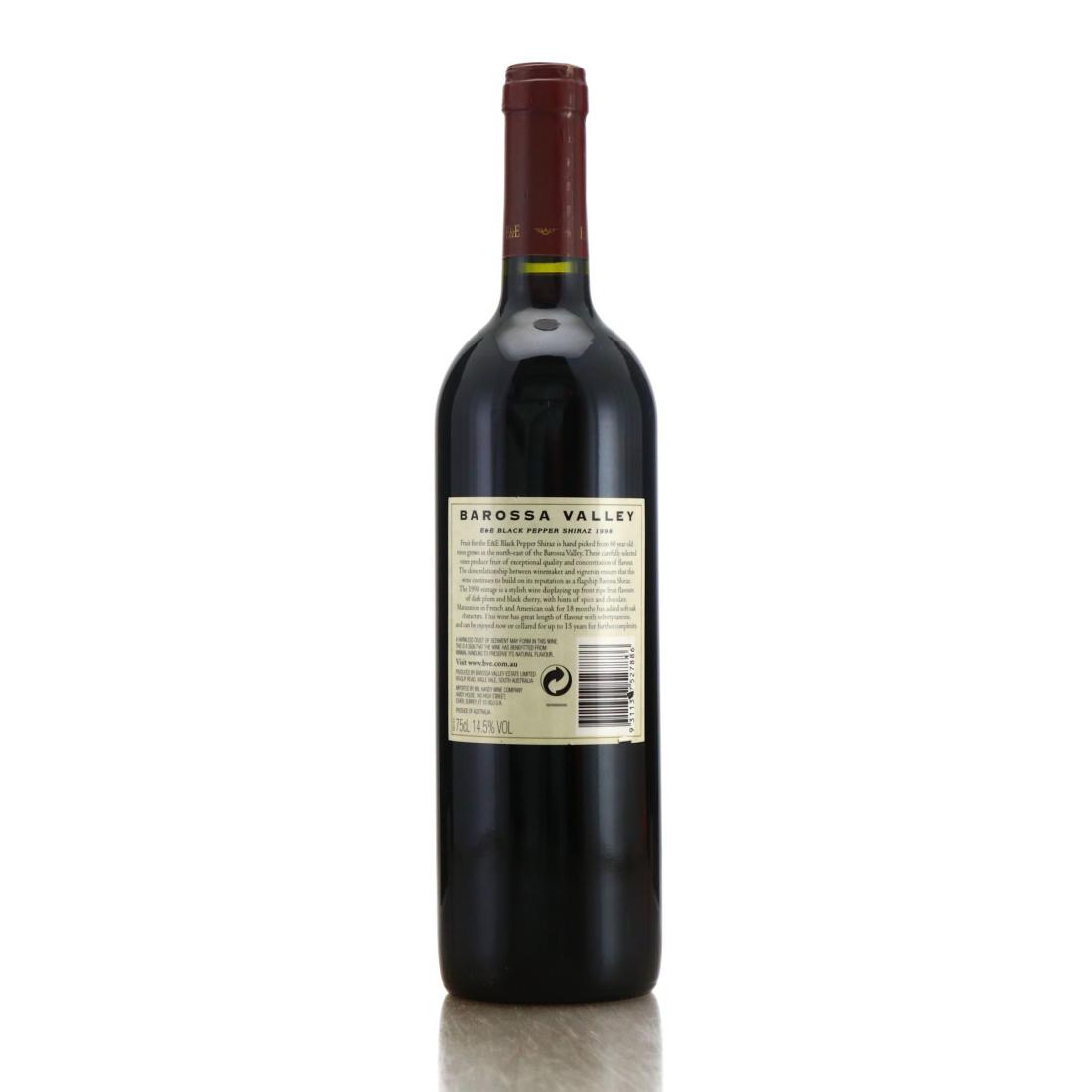 Image for Barossa Valley Estate E&E Black Pepper Shiraz 1998 Barossa