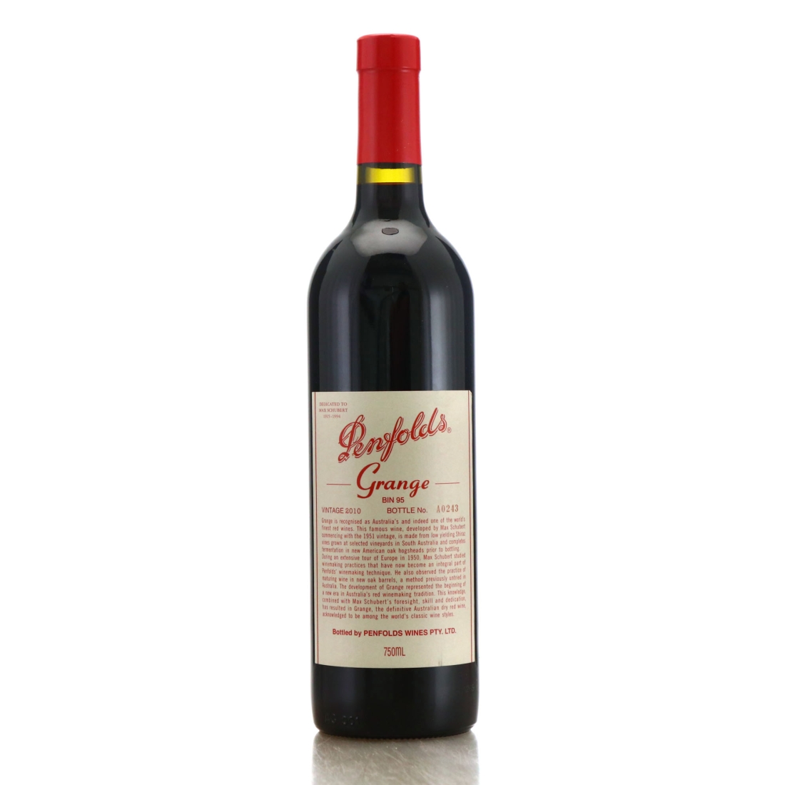 Image for Penfolds Grange Bin 95 2010 South Australia
