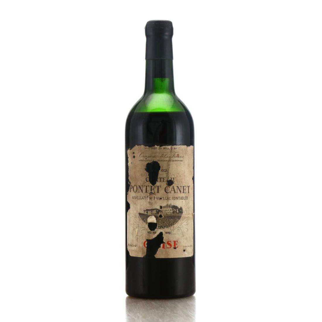 Image for Ch. Pontet-Canet 1962 Pauillac 5eme-Cru