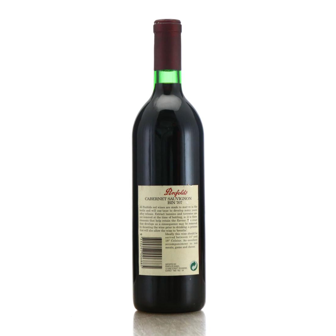 Image for Penfolds Bin 707 Cabernet Sauvignon 1992