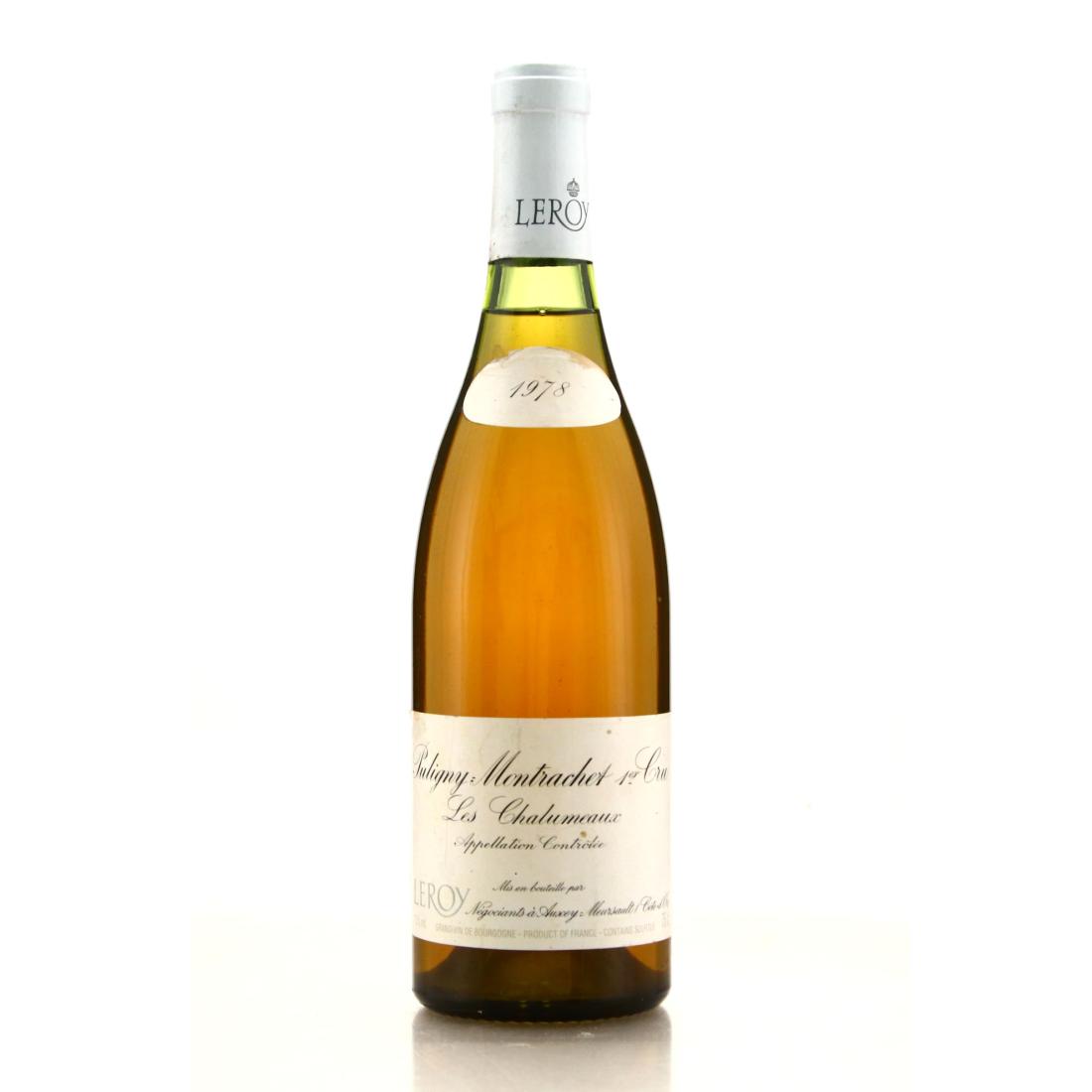 Image for Leroy Les Chalumeaux 1978 Puligny-Montrachet 1er-Cru