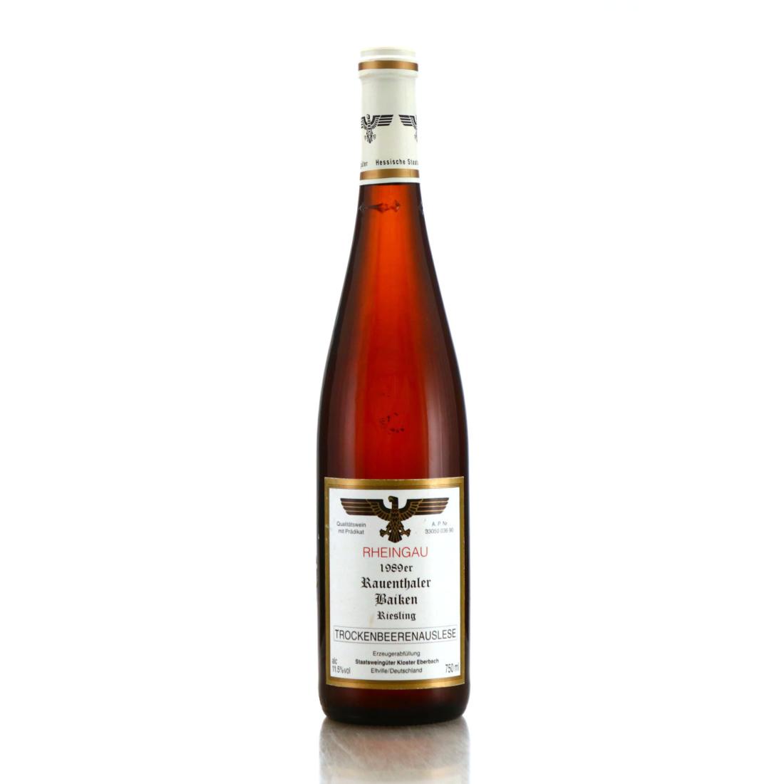 Image for Hessische Staatsweinguter Kloster Eberbach Rauenthaler Baiken Riesling Trockenbeerenauslese 1989 Rheingau