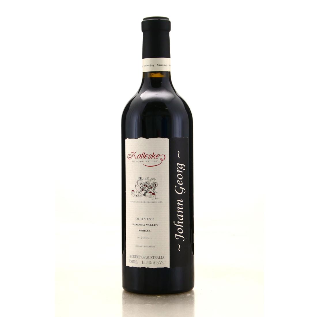 Image for Kalleske Johann Georg Old Vine Shiraz 2003 Barossa Valley