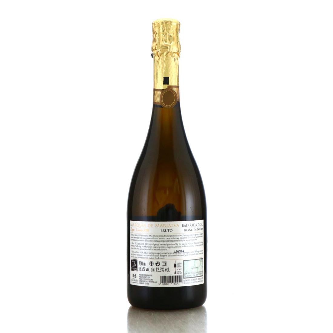 Image for Marques De Marialva Baga Cuvee Blanc De Noirs Methode Classico 2014 Bairrada Sparkling
