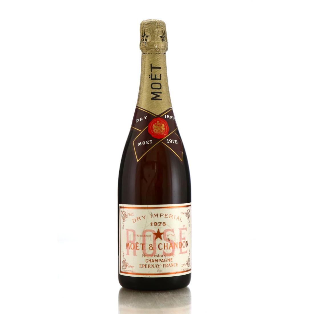 Image for Moet & Chandon Dry Imperial Rosé 1975 Vintage Champagne