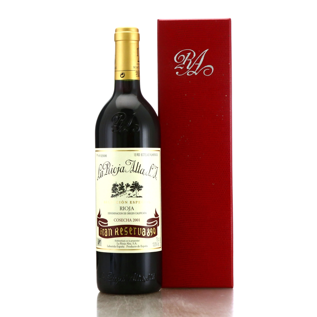 La Rioja Alta 890 Seleccion Especial 2001 Rioja Gran Reserva