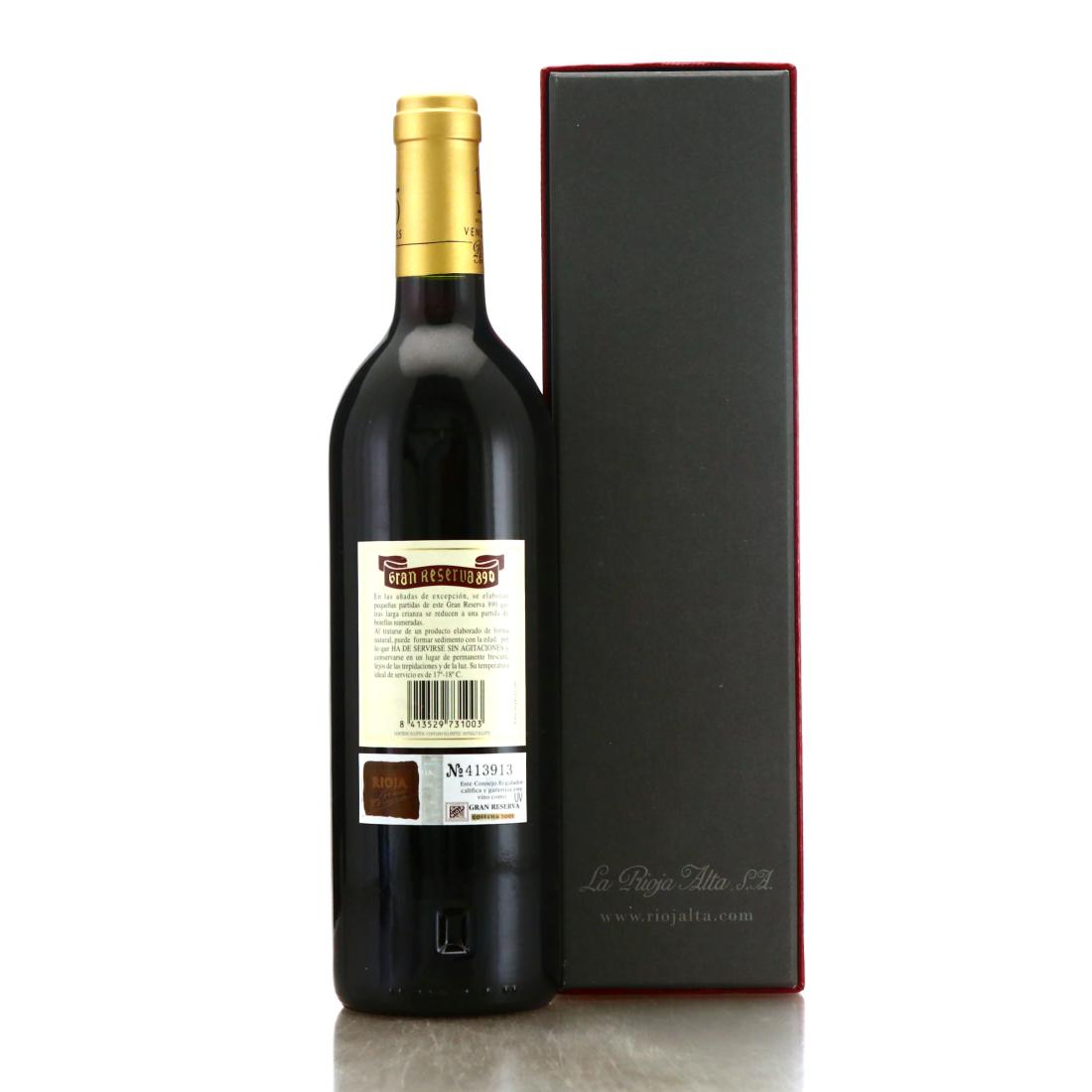 Image for La Rioja Alta 890 Selección Especial 2001
