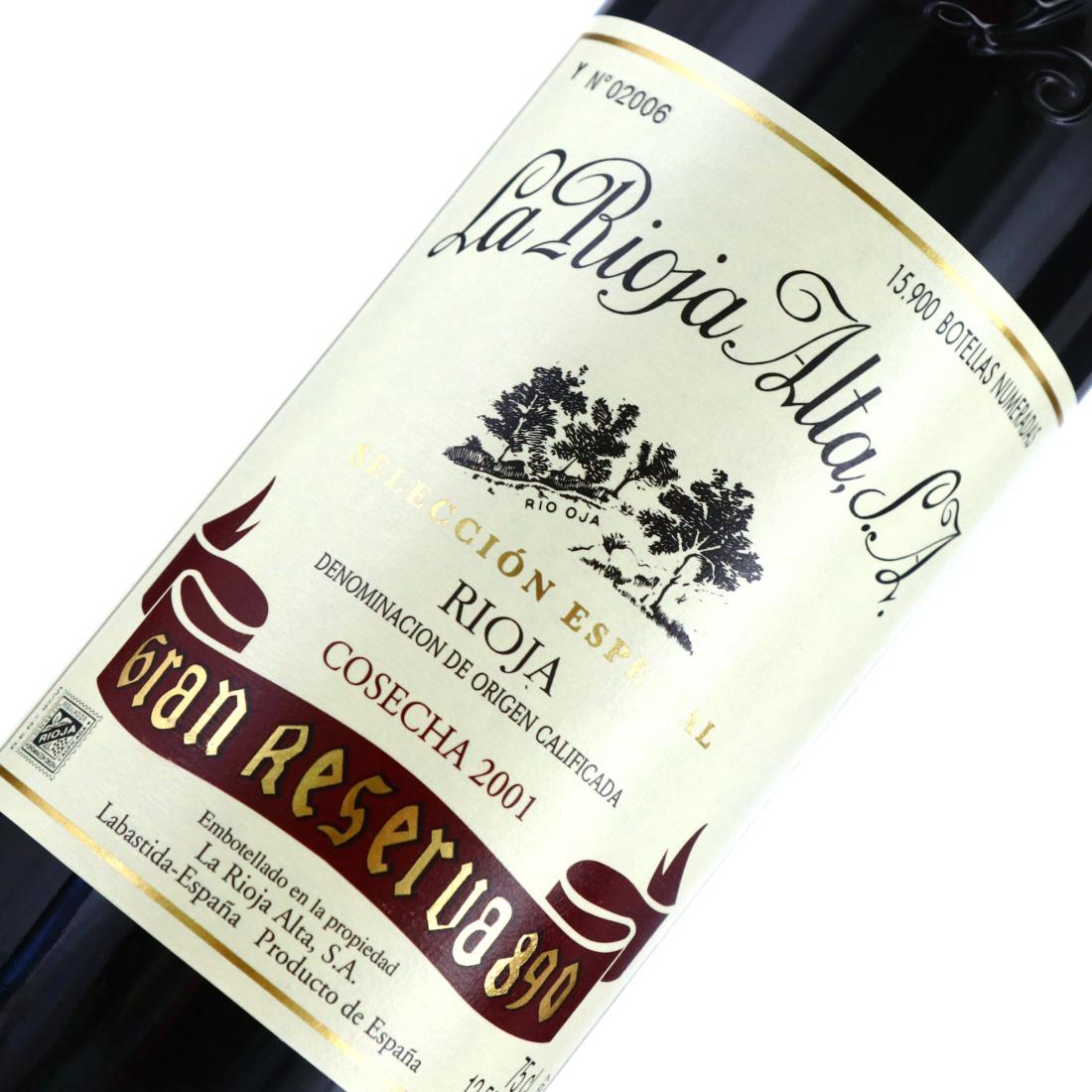 Image for La Rioja Alta 890 Selección Especial 2001