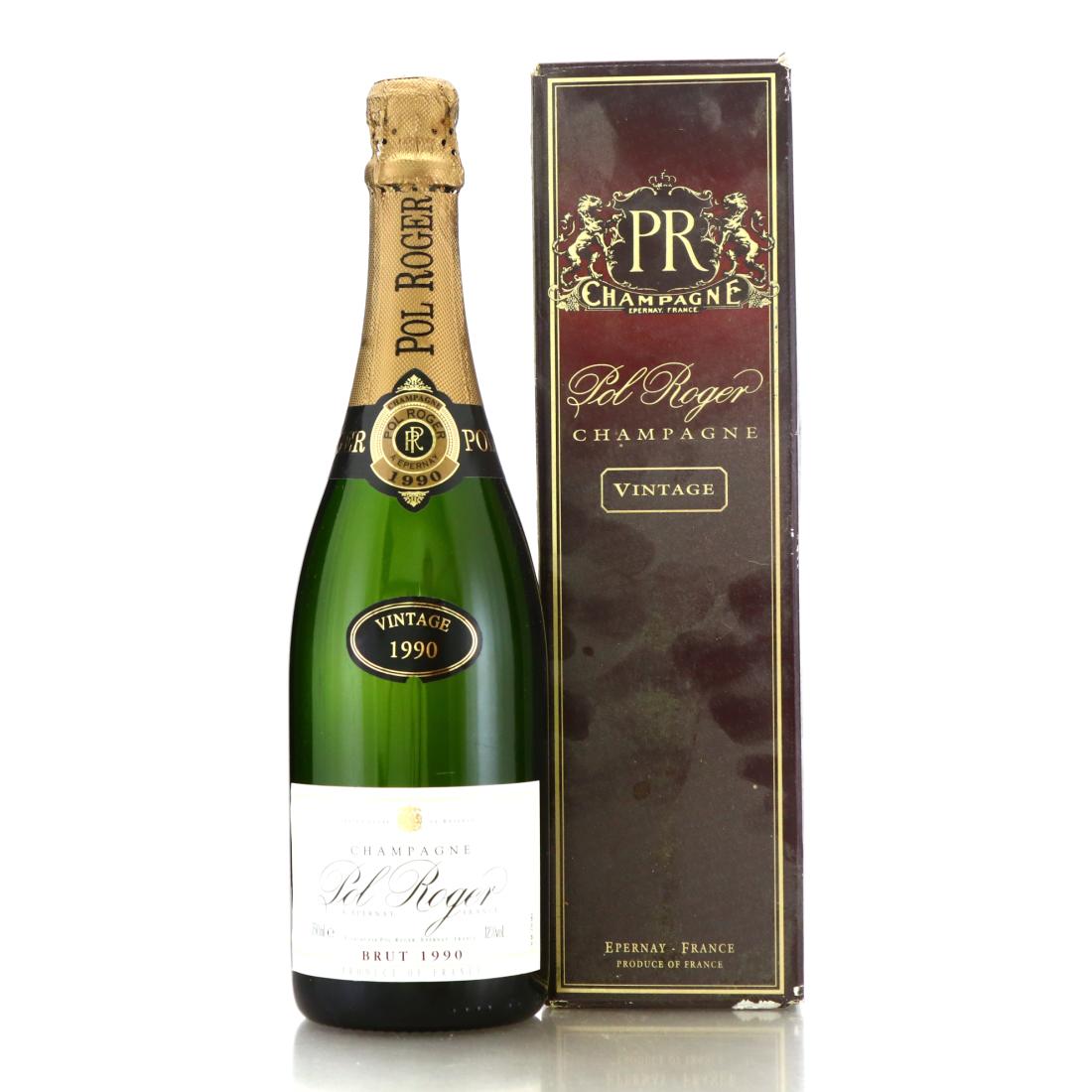 Pol Roger Brut 1990 Vintage Champagne