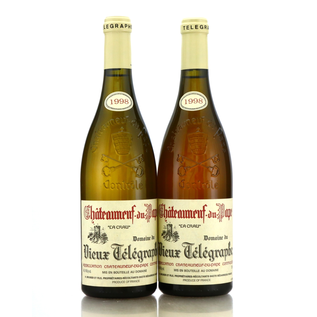 Dom. Du Vieux Telegraphe 1998 Chateauneuf-Du-Pape Blanc 2x75cl