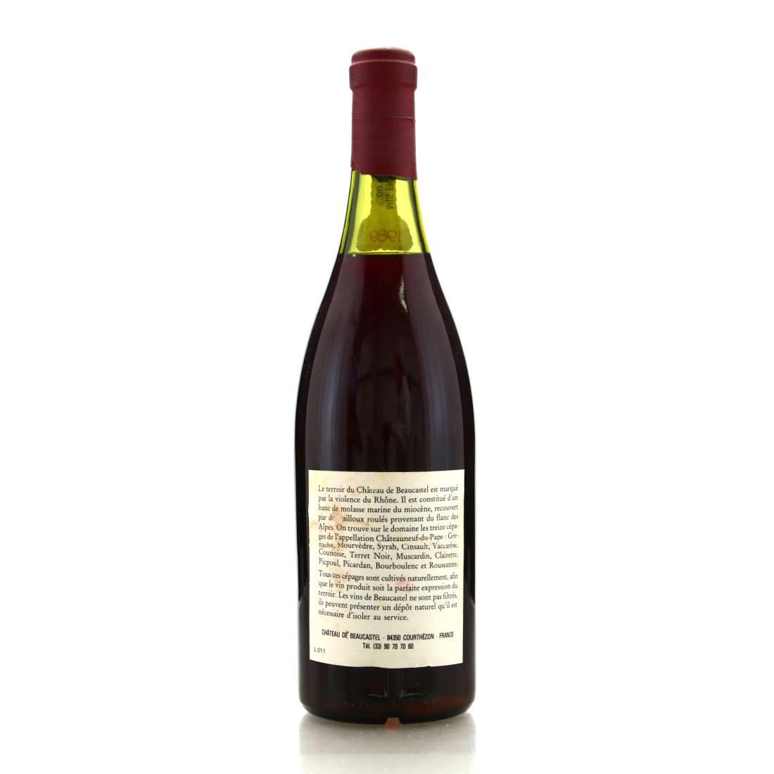 Image for Ch. De Beaucastel 1989 Chateauneuf-Du-Pape