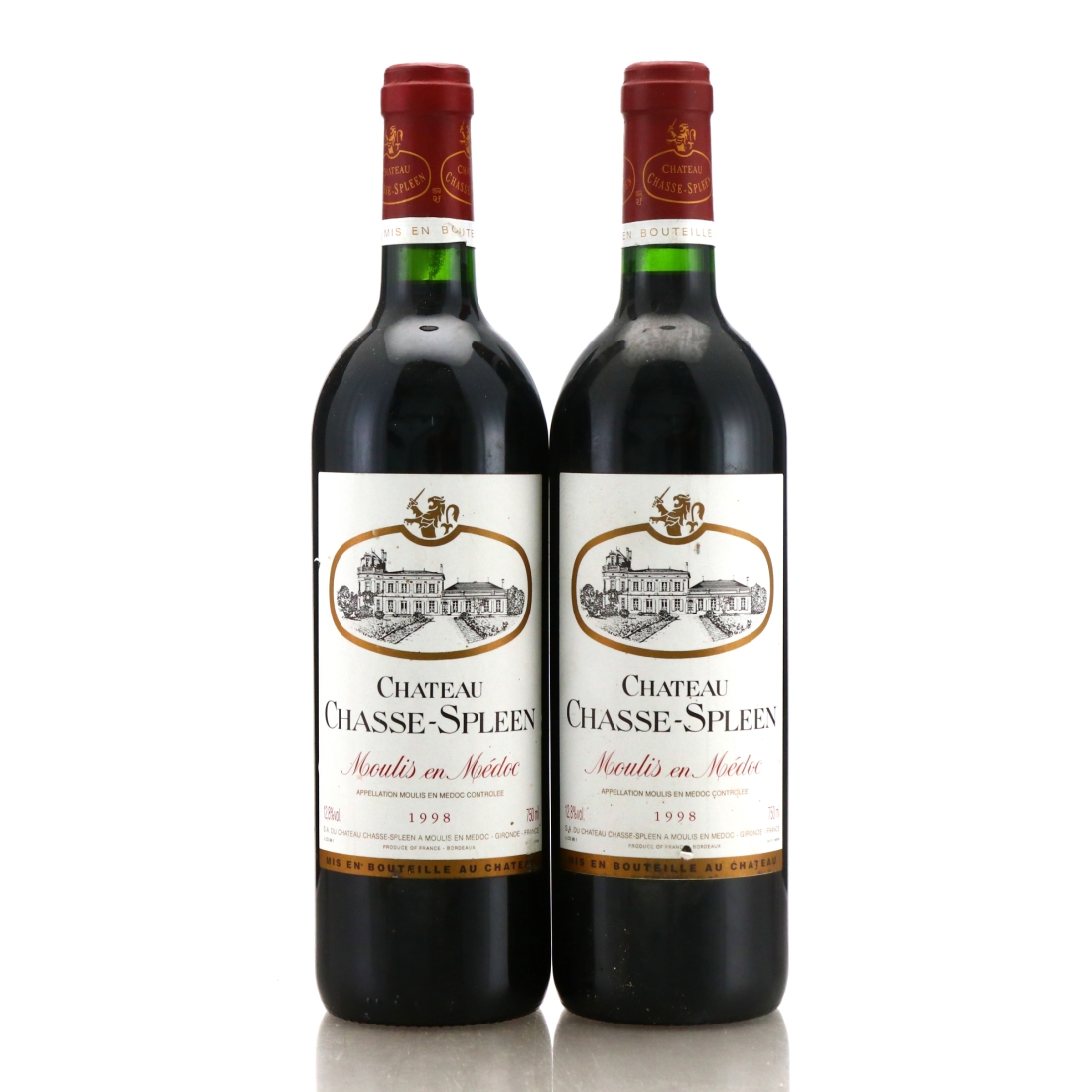 Ch. Chasse-Spleen 1998 Moulis-En-Medoc 2x75cl