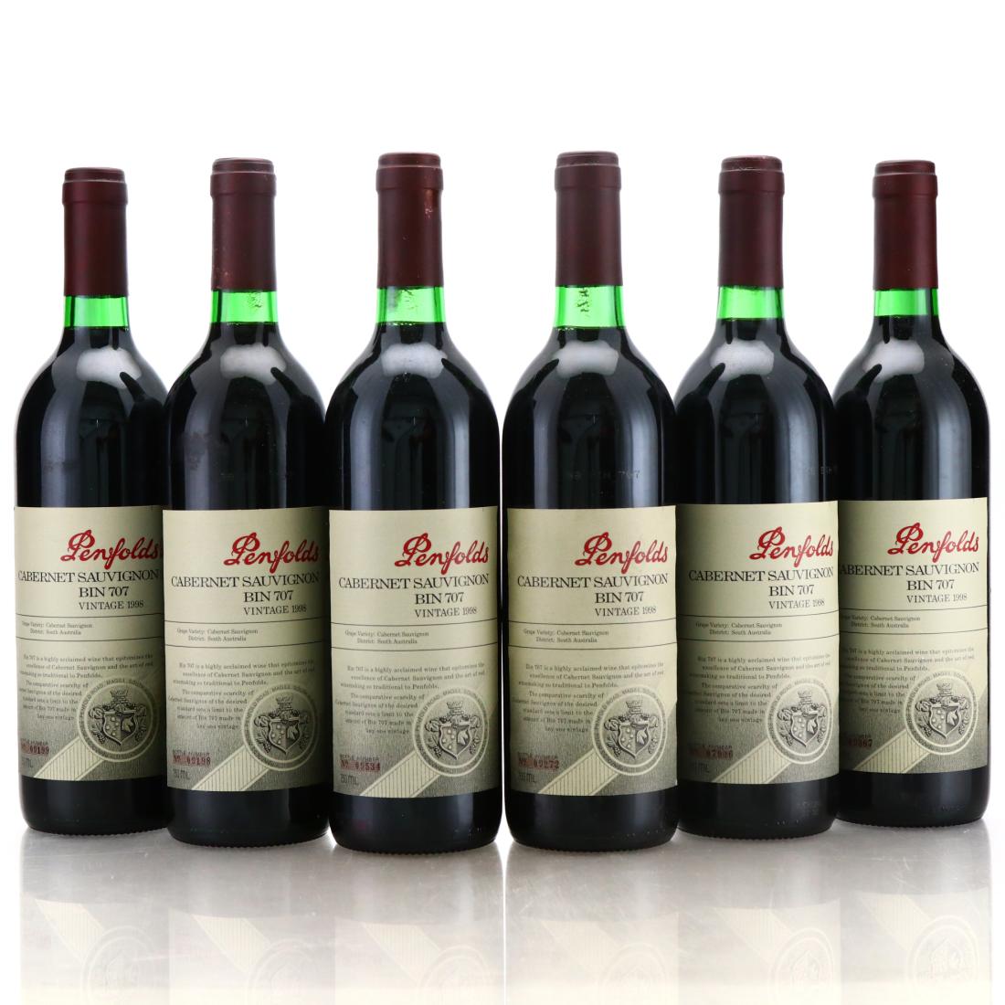 Image for Penfolds Bin 707 Cabernet Sauvignon 1998