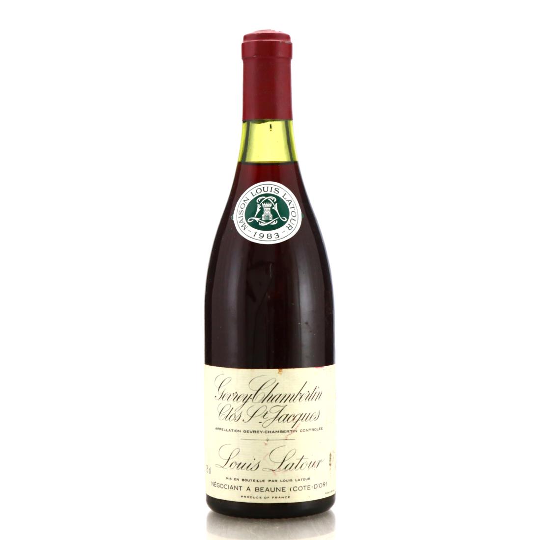 L.Latour Clos St-Jacques 1983 Gevrey-Chambertin 1er-Cru Wine