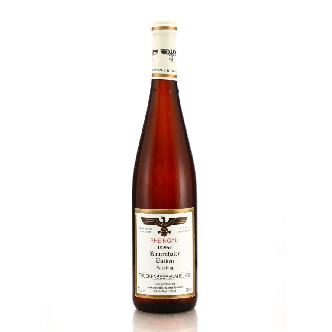 Image for Hessische Staatsweinguter Kloster Eberbach Rauenthaler Baiken Riesling Trockenbeerenauslese 1989 Rheingau
