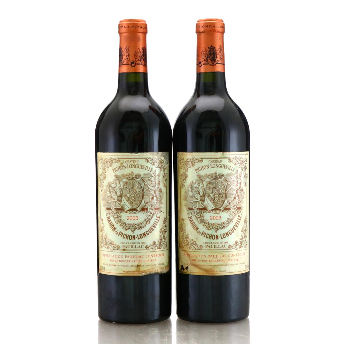 Image for Ch. Pichon-Longueville au Baron de Pichon-Longueville 2003 Pauillac 2eme-Cru
