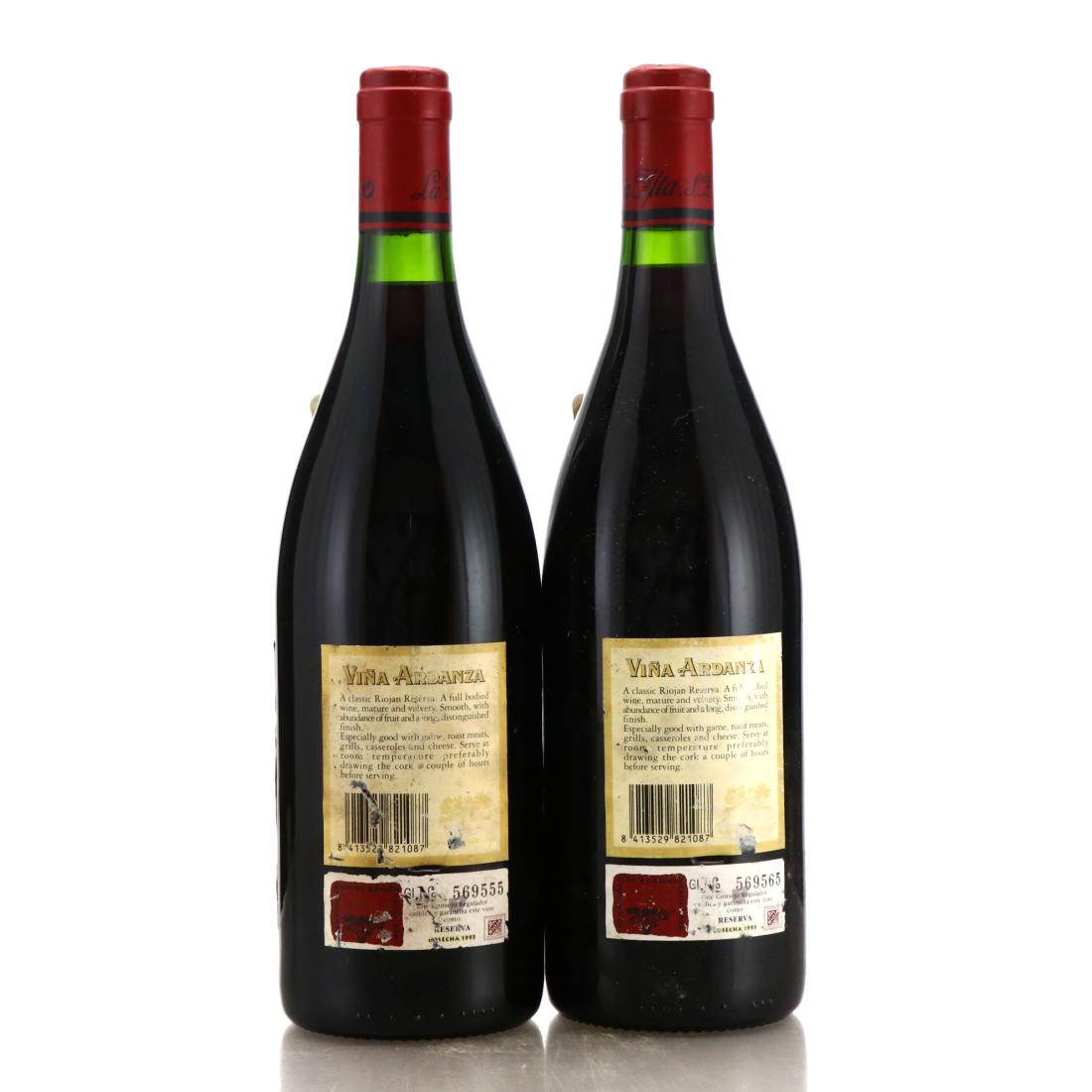 Image for La Rioja Alta Vina Ardanza 1995 Rioja Reserva