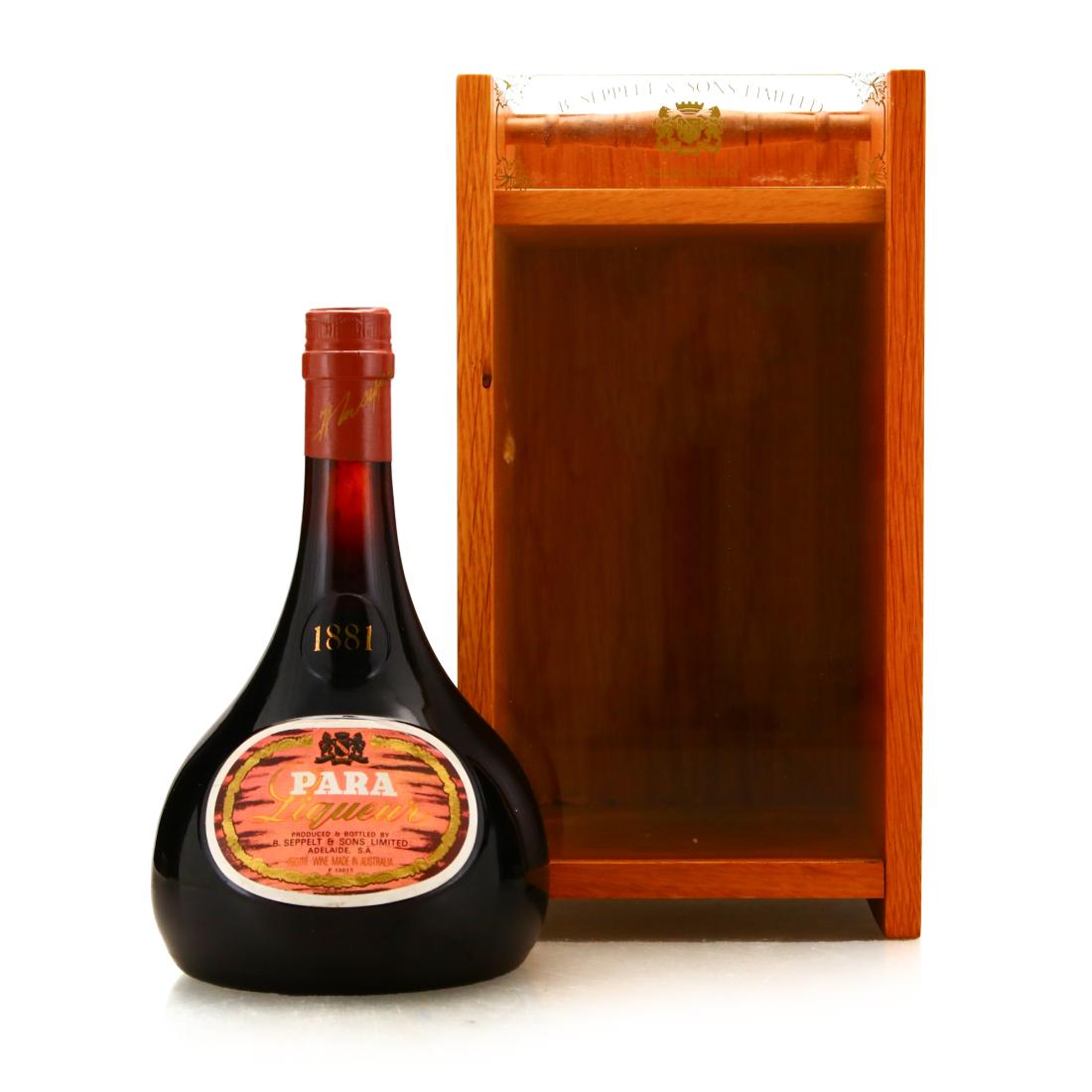 Image for Seppelt 100 Year Old Para Port Liqueur 1881 Australia