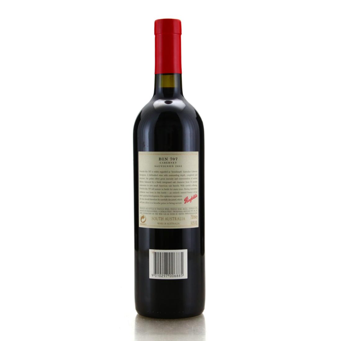 Image for Penfolds Bin 707 Cabernet Sauvignon 2002 South Australia