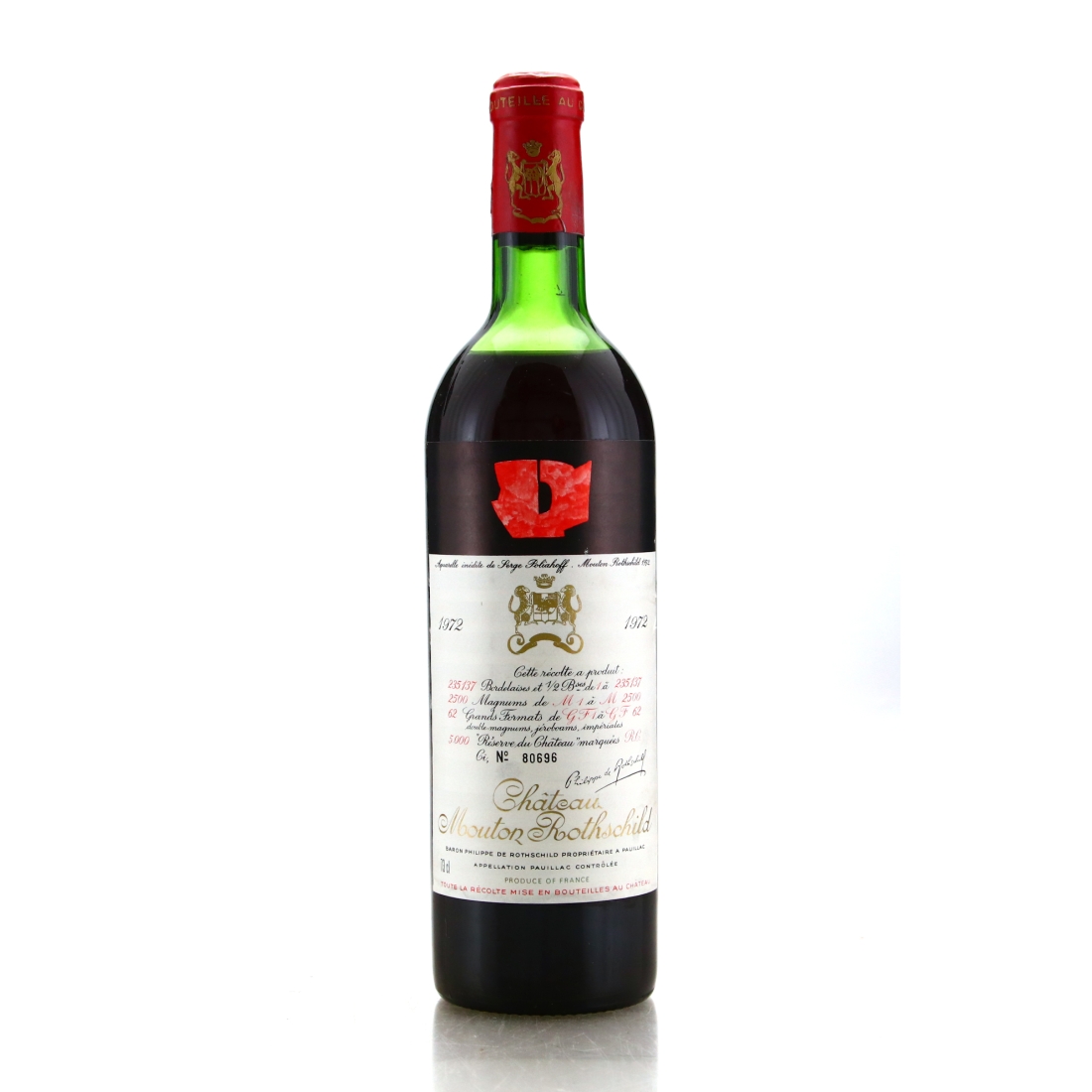 Ch. Mouton-Rothschild 1972 Pauillac 1er-Cru