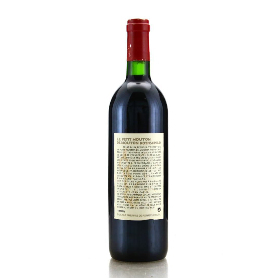Image for Le Petit Mouton de Mouton-Rothschild 1996 Pauillac