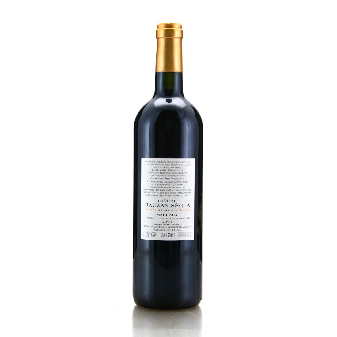 Image for Ch. Rauzan-Segla 2004 Margaux 2eme-Cru