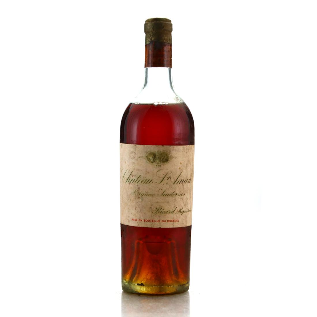 Image for Ch. St.Aman 1926 Preignac-Sauternes