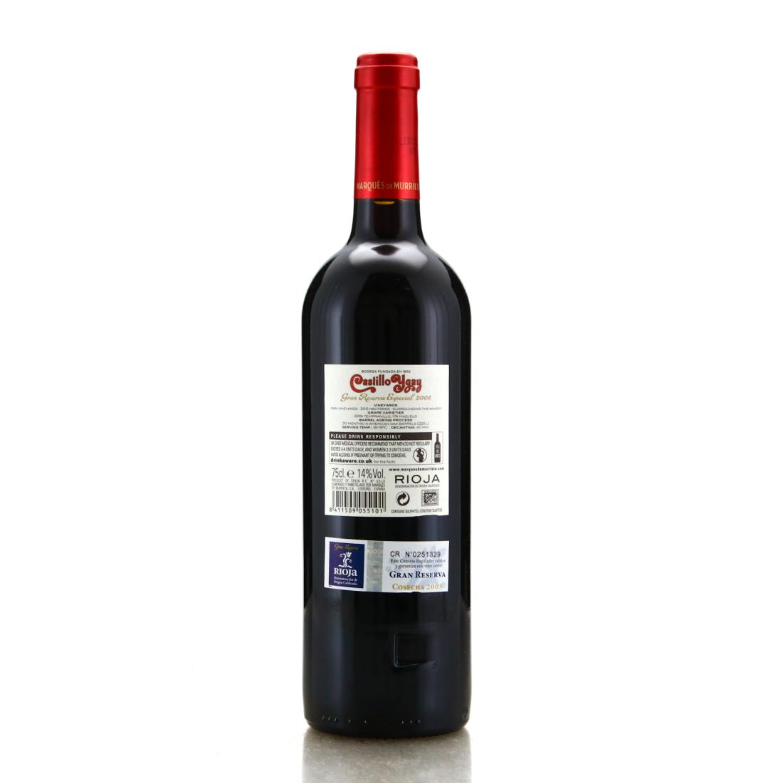 Image for Marqués de Murrieta Ygay Castillo Ygay Especial 2005