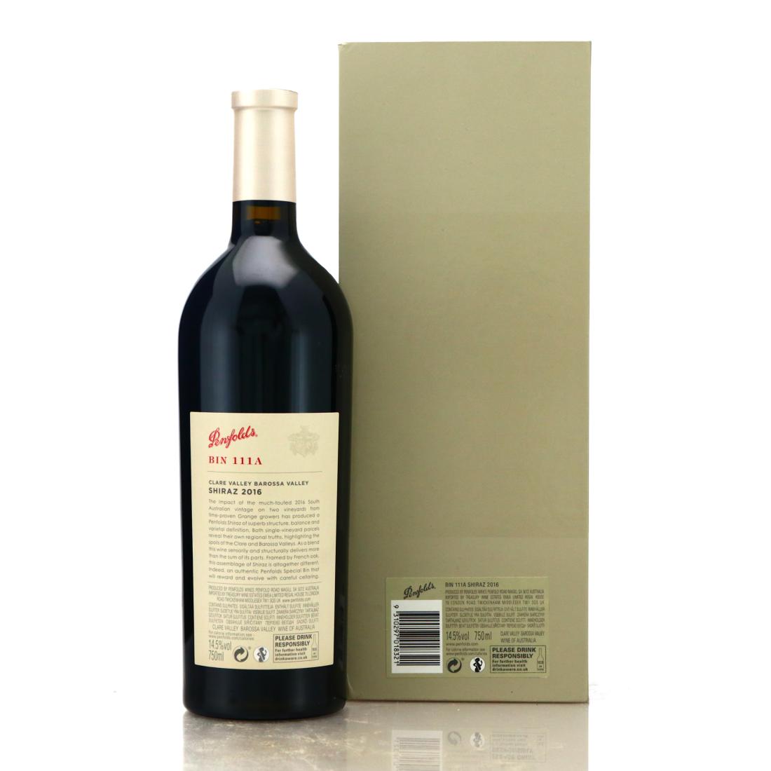 Image for Penfolds Bin 111A Shiraz 2016 Clare & Barossa Valley