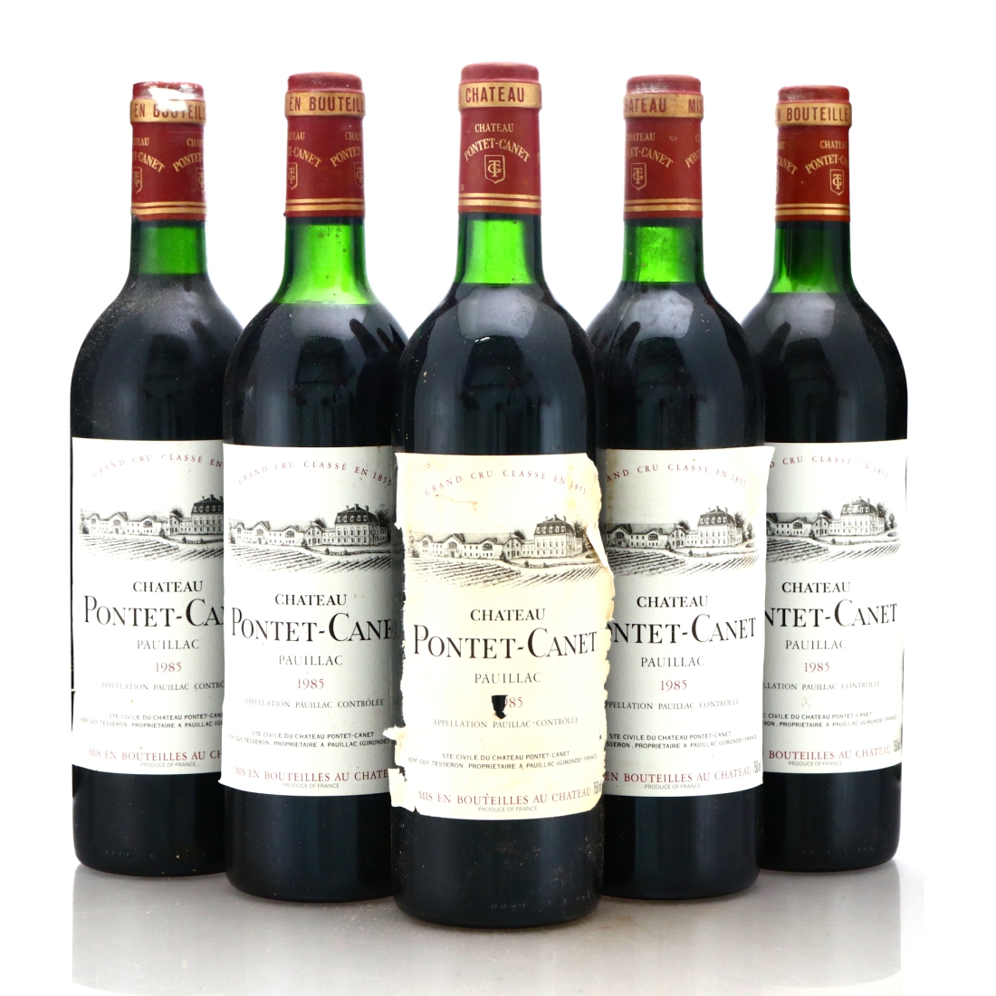 Ch. Pontet-Canet 1985 Pauillac 5eme-Cru 5x75cl