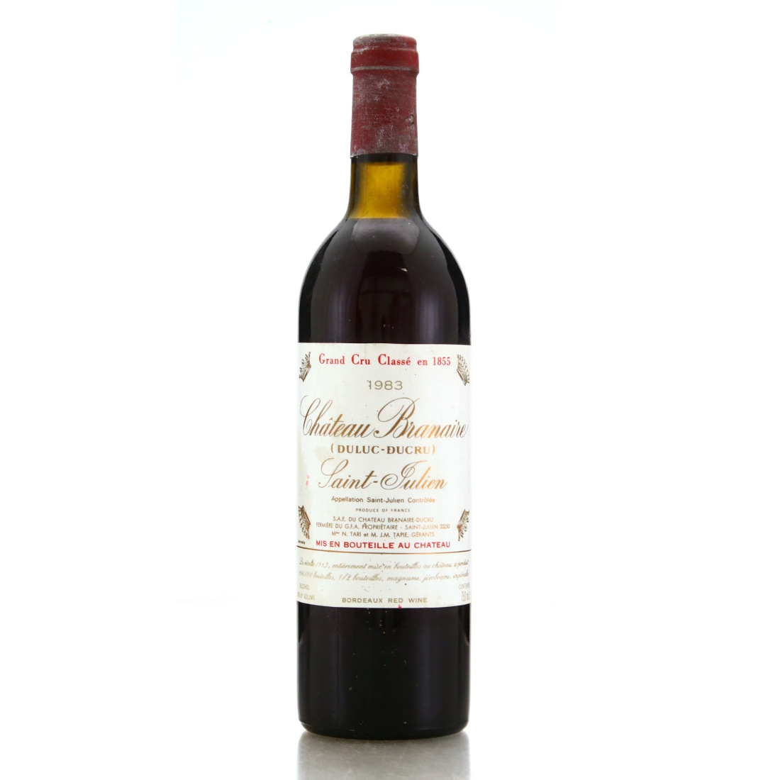 Ch. Branaire 1983 Saint-Julien 4eme-Cru