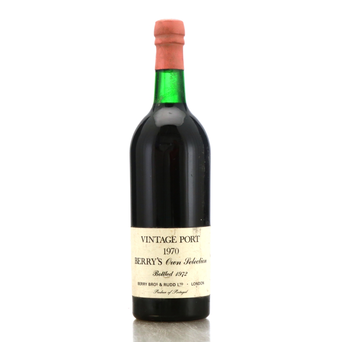 Berry Bros & Rudd Own Selection 1970 Vintage Port