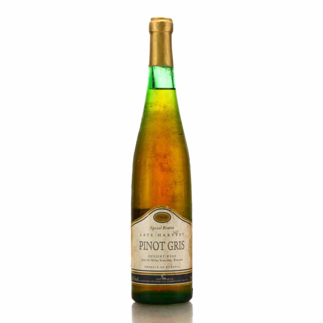 Oltina Vineyards Special Reserve Late Harvest Pinot Gris 1960 Romania Dessert Wine