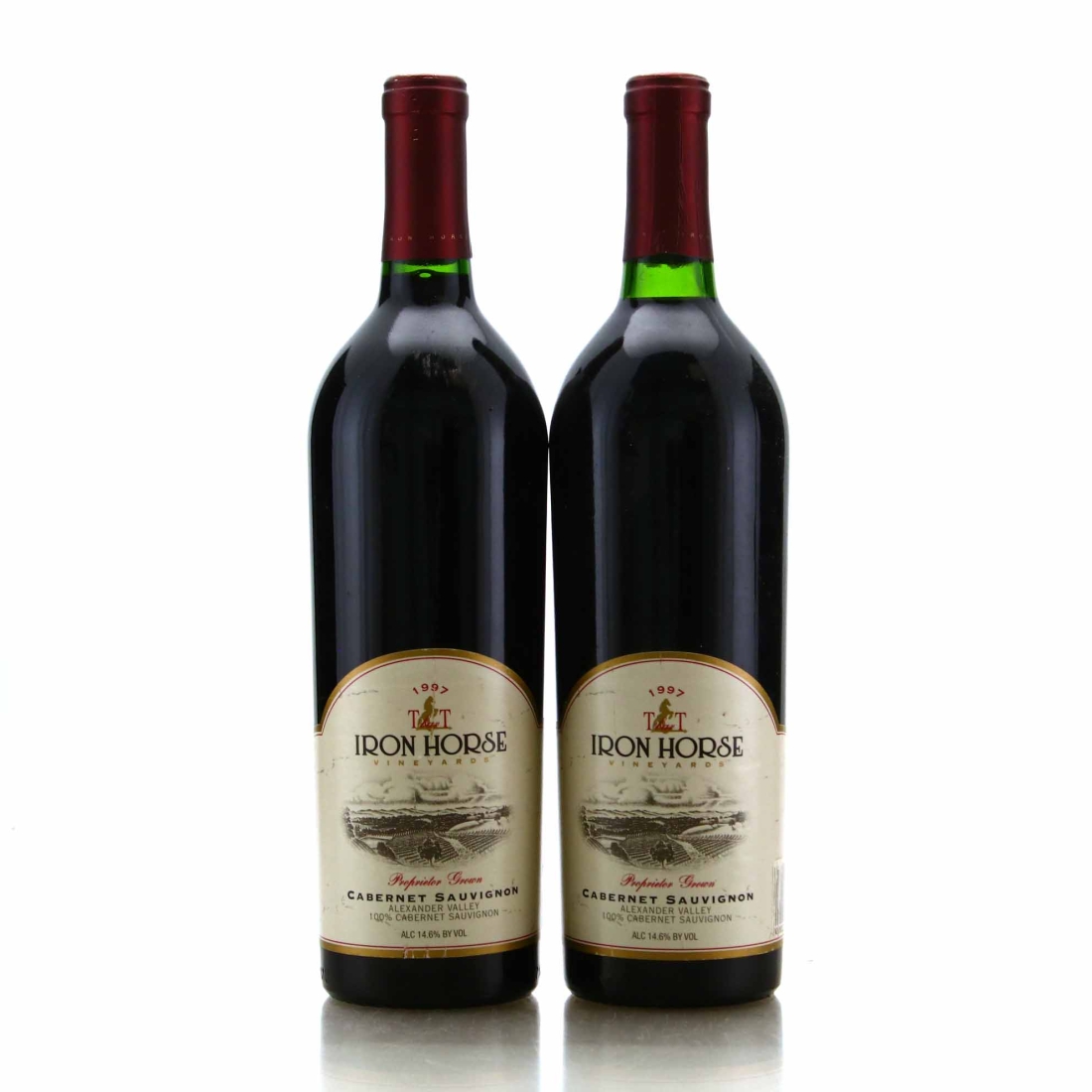 Iron Horse Vineyards T-T Vineyard Cabernet Sauvignon 1997 Alexander Valley 2x75cl