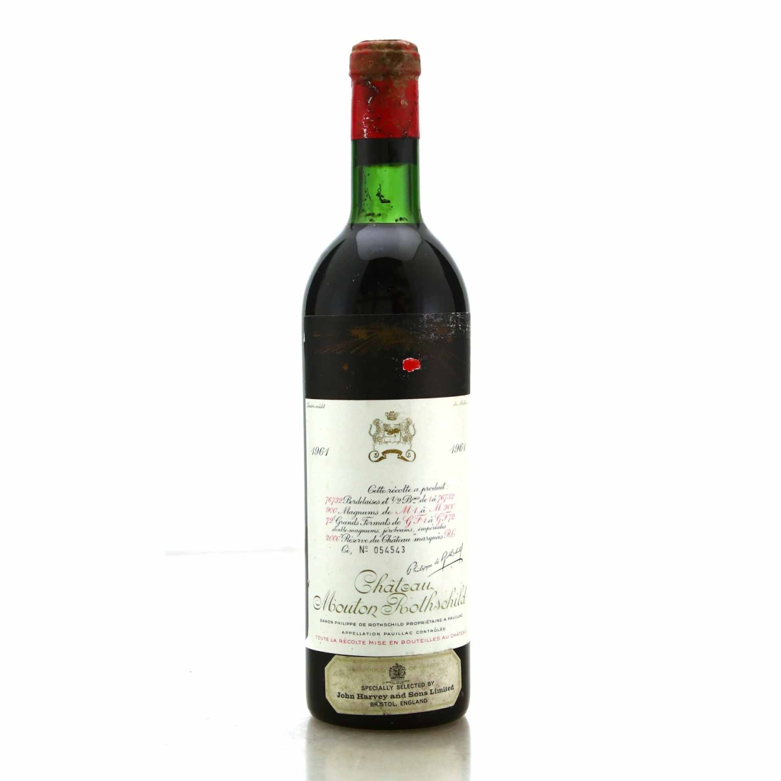 Image for Ch. Mouton Rothschild 1961 Pauillac 1er Cru