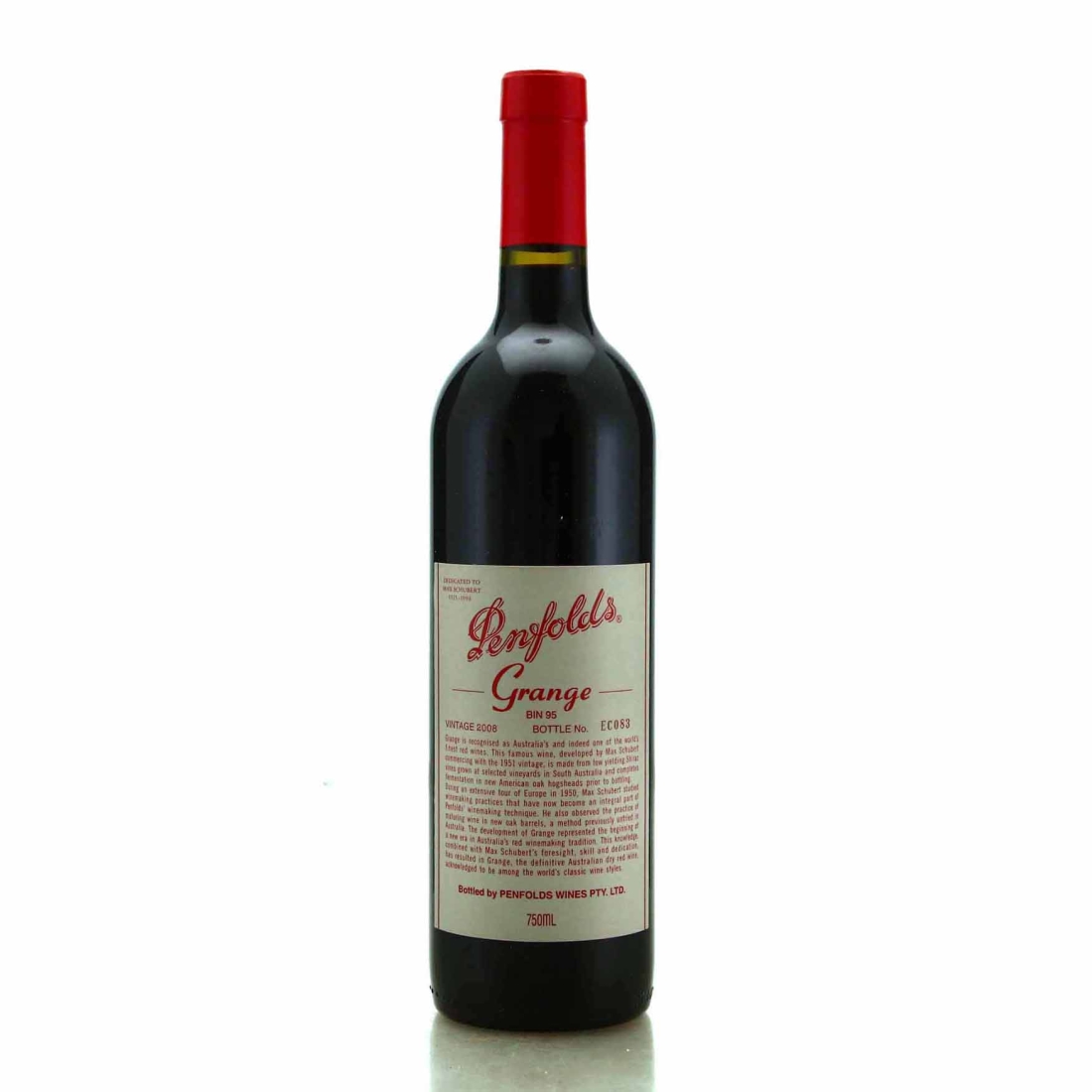 Penfolds Grange Bin 95 2008 South Australia