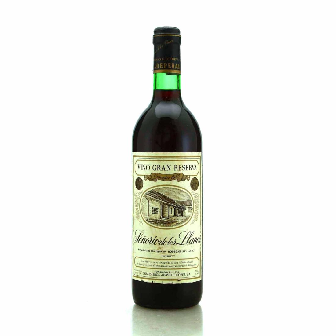 Bodegas Los Llanos Senorio de los Llanos 1975 Valdepenas Gran Reserva