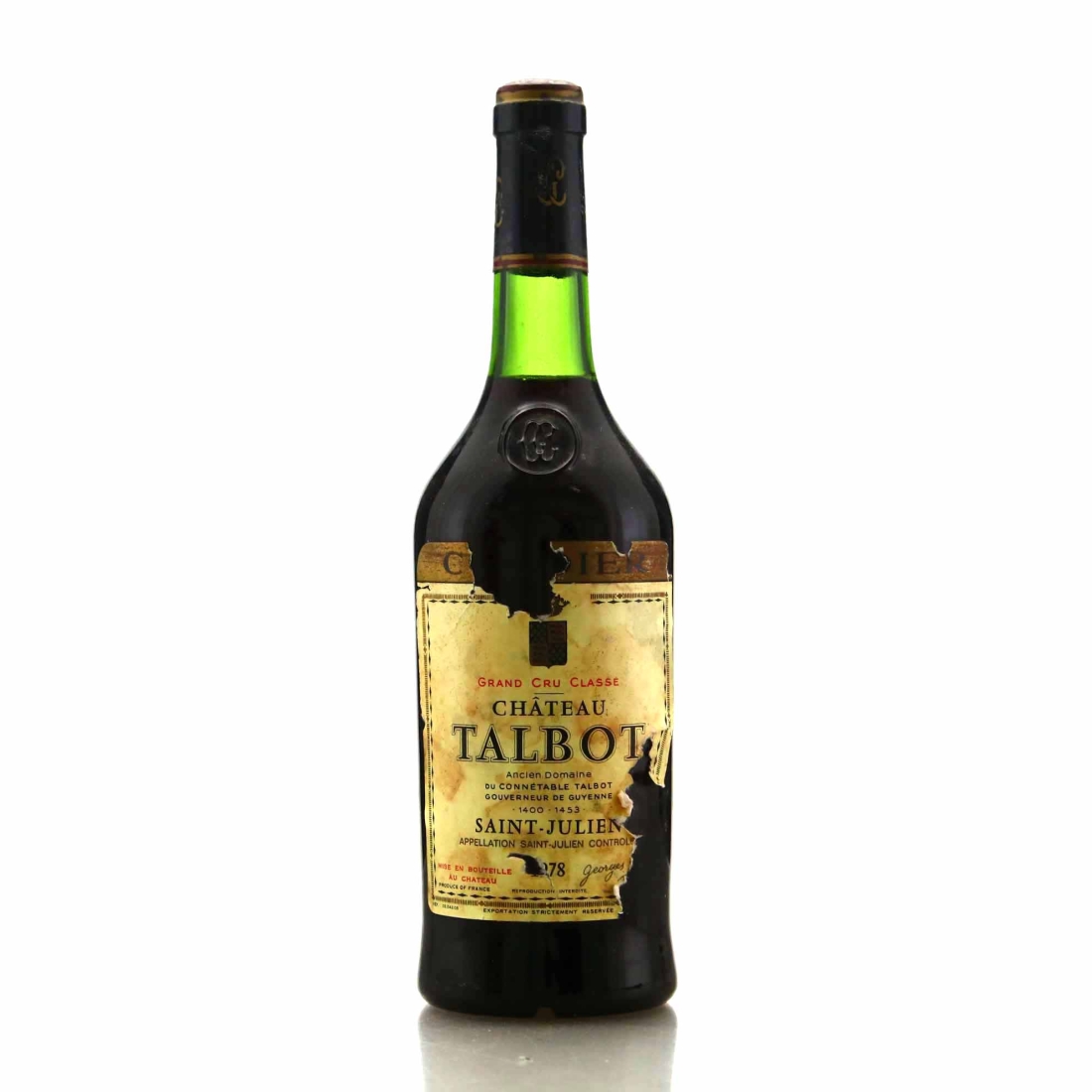 Chateau Talbot 1978 Saint-Julien 4eme-Cru / Cordier