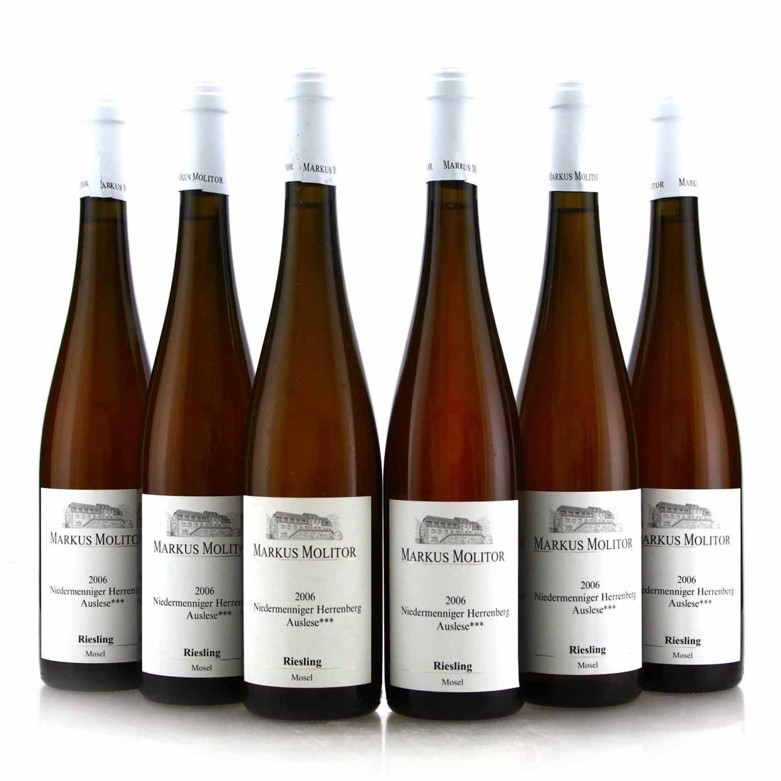 Image for Markus Molitor Niedermenniger Herrenberg Riesling Auslese *** 2006 x6