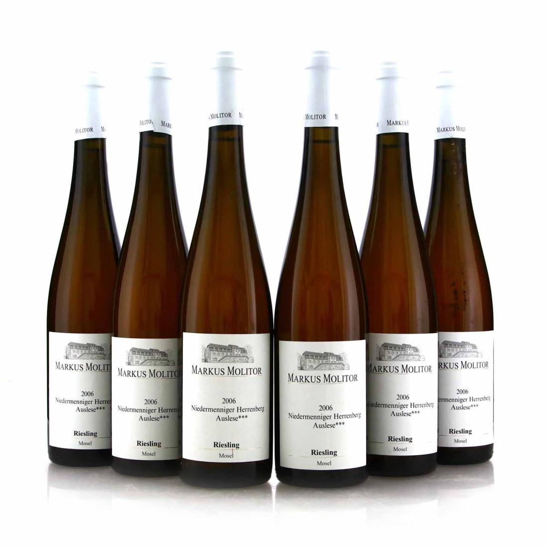Image for Markus Molitor Niedermenniger Herrenberg Riesling Auslese *** 2006 x6