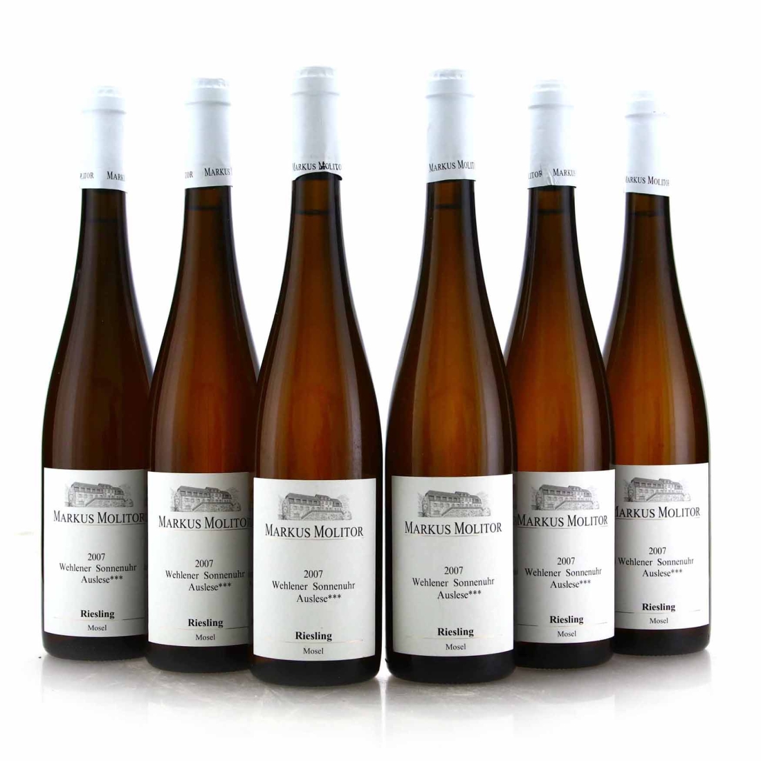 Markus Molitor Wehlener Sonnenuhr Riesling Auslese *** 2007 Mosel / White Cap 6x75cl