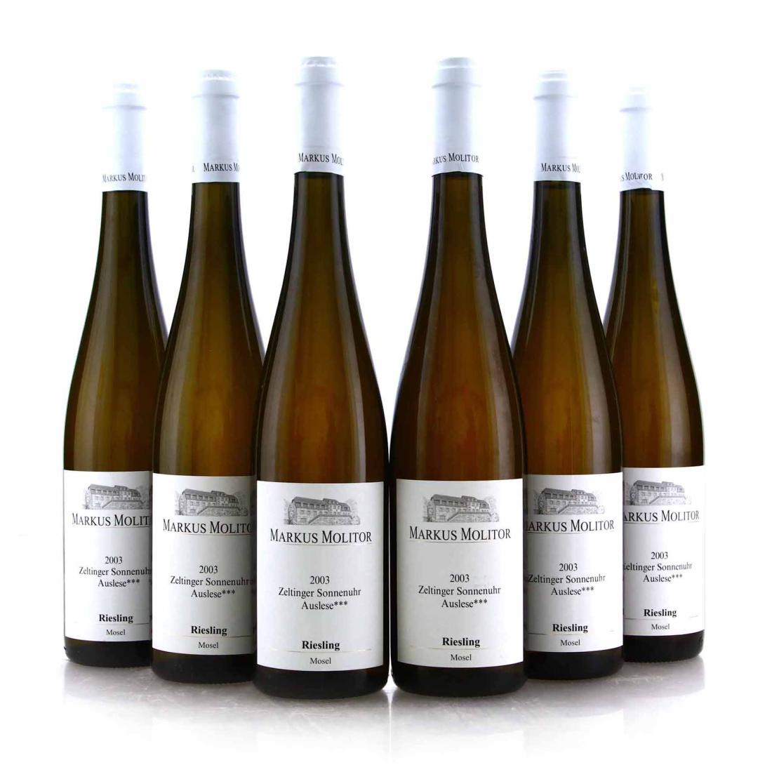 Image for Markus Molitor Zeltinger Sonnenuhr Riesling Auslese *** 2003 Mosel